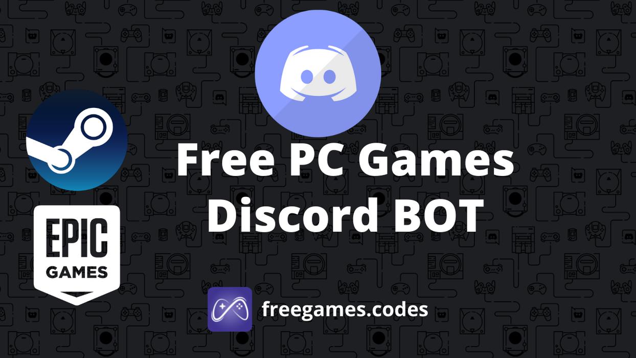 Free PC Games Discord Bot - Free Games Codes