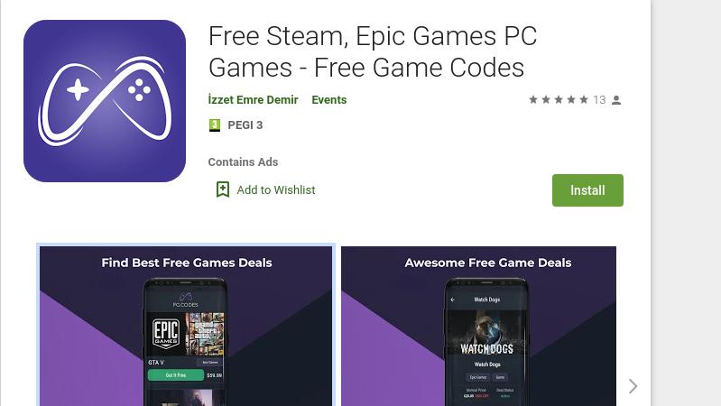 Free Games Codes on Steam, Epic Games - Free Games Codes